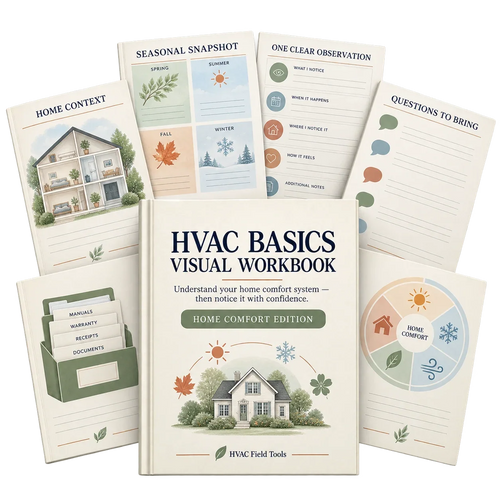 Home Comfort Edition — The Visual Workbook for Clearer Home Records